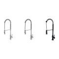 High Arc Commercial Matte Black Kitchen Faucet